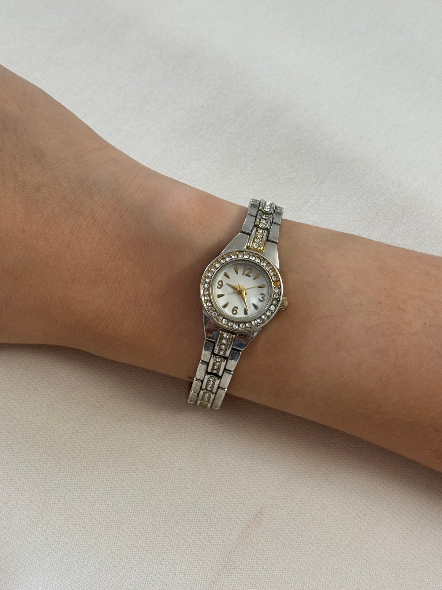 Vintage Small Watch Gold / Silver