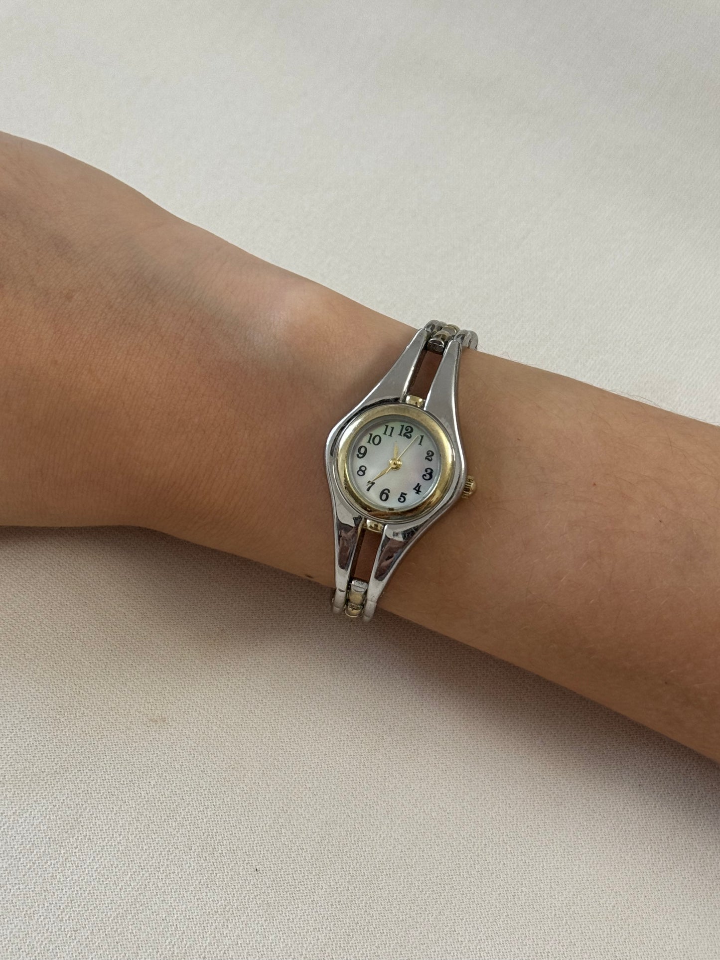 Quartz gold / silver Watch