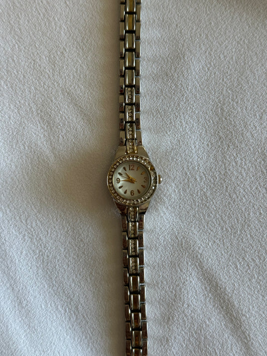 Vintage Small Watch Gold / Silver