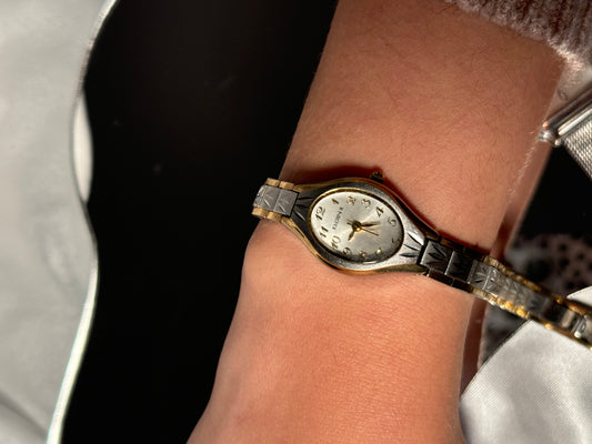 Elgin Vintage Watch Gold Silver