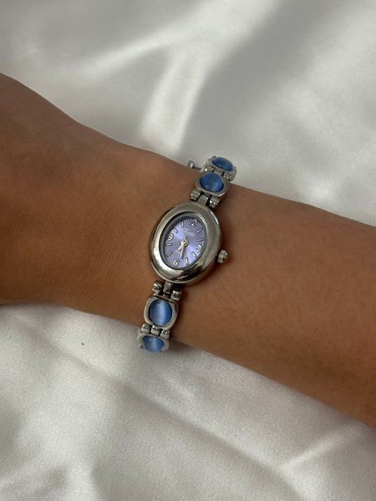 AQUA BLUE VINTAGE WATCH