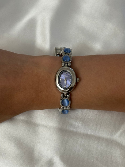 AQUA BLUE VINTAGE WATCH
