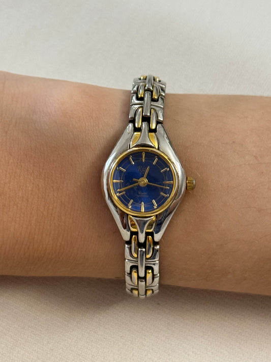 Vintage Silver & Gold Watch – Quartz