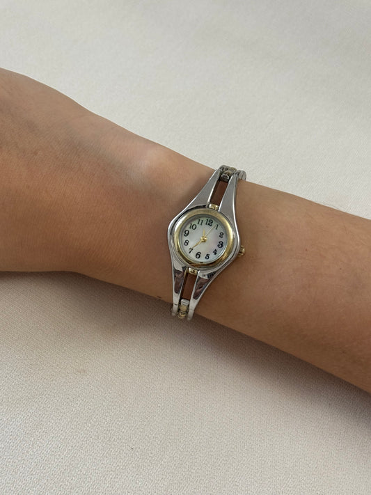 Quartz gold / silver Watch