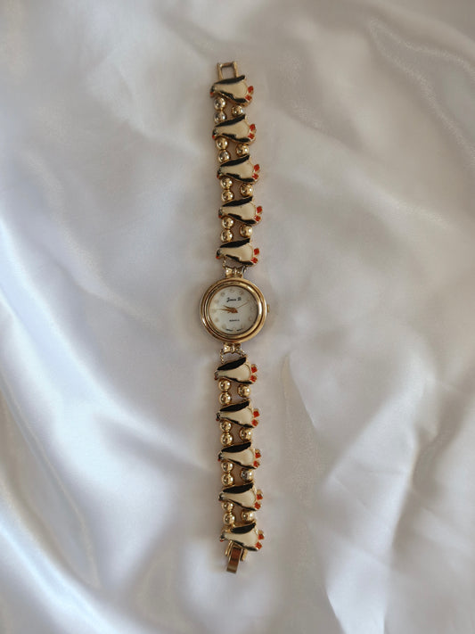 Penguins Charm Vintage Watch
